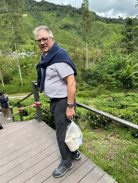 Hanspeter vor der Behandlung