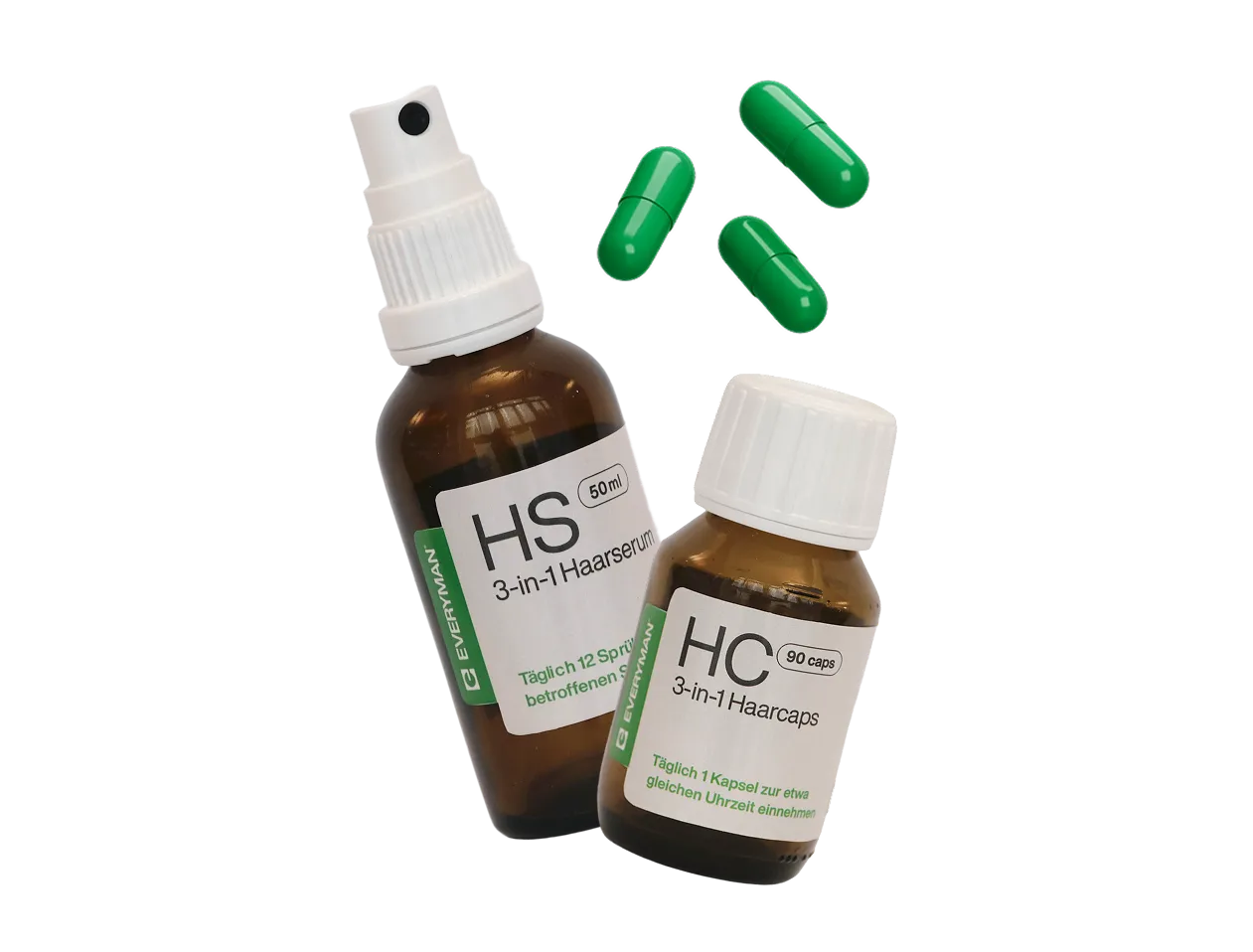 3-in-1 Behandlung - Minoxidil, DHT Blocker & Biotin