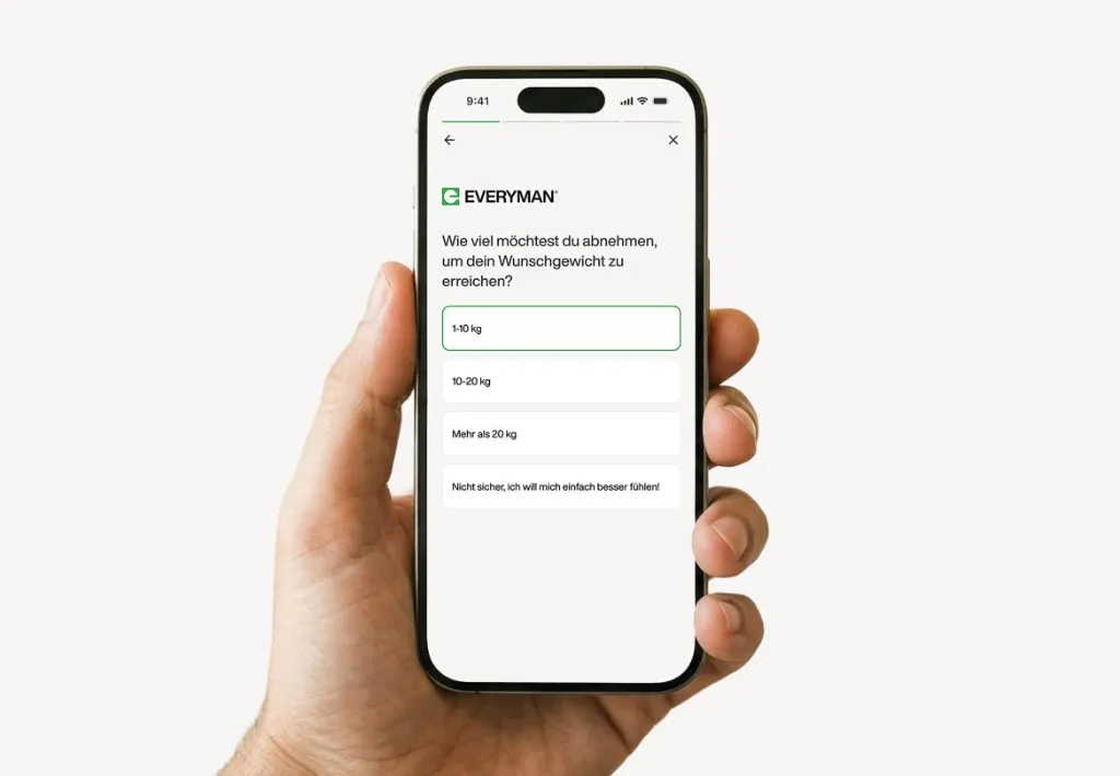 Smartphone mit Online-Fragebogen
